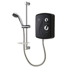 Triton Enrich SFXENR10BLK Single Spray Pattern Black Hot Electric Shower, 10.5kW
