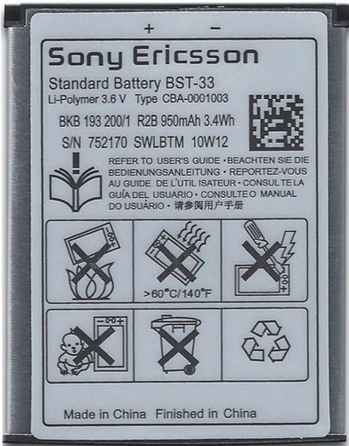 Genuine sony ericsson - genuine,