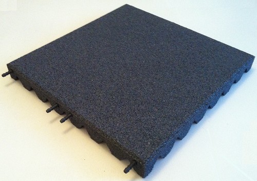 Grey rubber playground - grey,