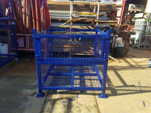 Steel stackable storage drop - steel,