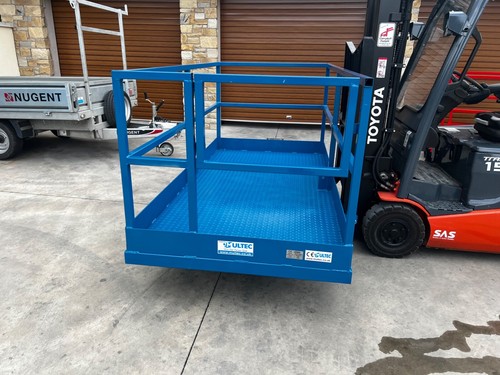 8ft 4ft forklift man lift - x,