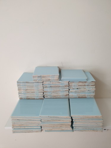 Vintage ceramic pale blue - vintage,