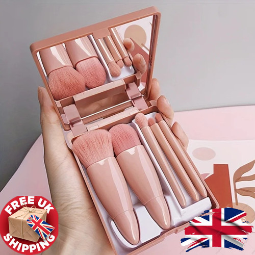 5pcs portable makeup brush set - makeup,