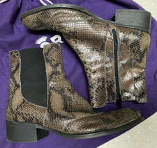 Brora snakeskin cowboy boots