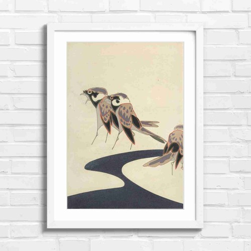 Vintage japanese birds and - vintage,