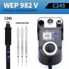 WEP 982-V Precision Digital Soldering iron Station with C245  Iron Tips