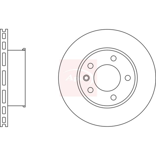Brake discs vented - 2x,