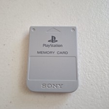 Grey Official PS1 Memory Card