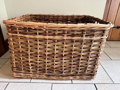 Fireside wicker log basket - log,