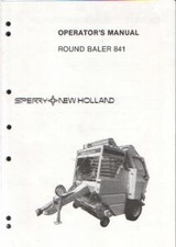 NEW HOLLAND ROUND BALER 841