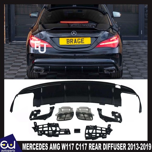 Rear diffuser for - rear, mercedes