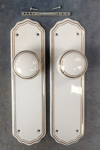 Pair used ceramic door - pair, of