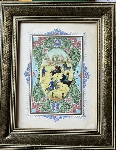Persian hand painted polo - painted,