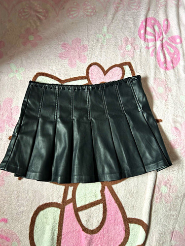 Bershka women black faux - bershka,