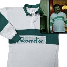Vtg 80s Benetton Rugby Shirt