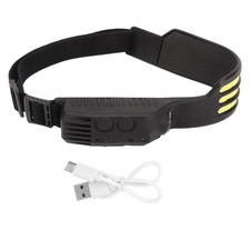 Strip COB Headlamp Super Bright Wide Beam Rechargeable Head AM