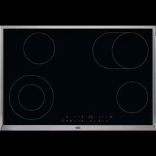 AEG HK834060XB 3000 Series 77cm Ceramic Hob 4 Cooking Zones Black
