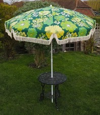 Vintage garden parasol retro