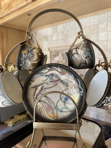 Moriage dragon ware geisha - ware, tea