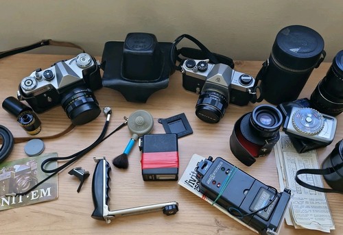 Vintage camera lot zenit - camera,