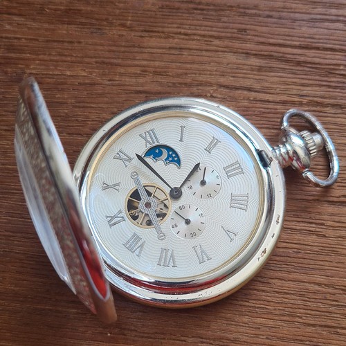 Metal gents half hunter - hunter, pocket