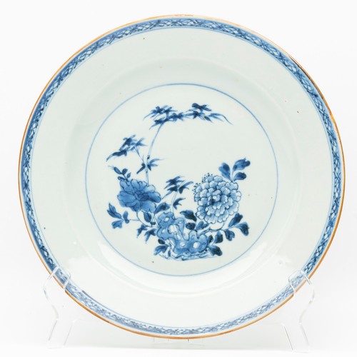 Chinese porcelain plate blue - chinese,