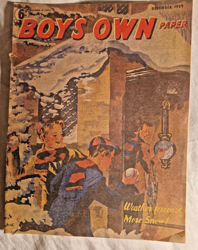 1939 boy own paper - boy's, magazine