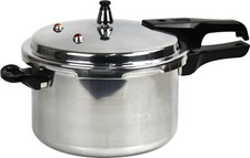 7L Pressure Cooker Induction Base Indian Cooker Casserole Pot Kitchen