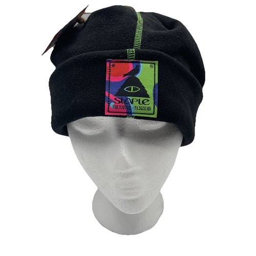 Jester hat black felt - hat, fleece