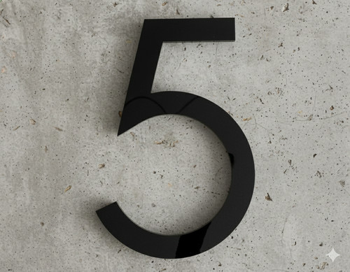 Acrylic house numbers modern - acrylic, numbers,