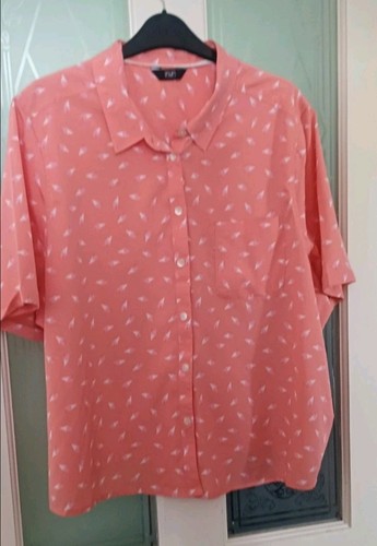 Peach blouse ice cream - f&f,