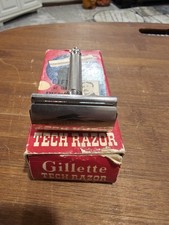 Vintage Gillette Tech Razor Ball End With Box (GT)
