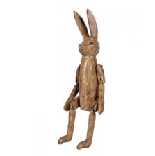 Hennow Hare Wooden Rabbit Puppet Shelf Sitter 70cm