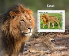 Lions MNH Stamps 2023 Sierra