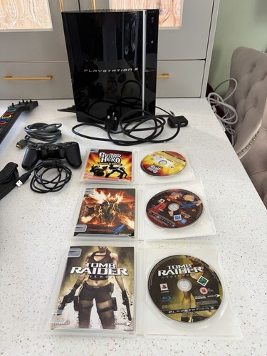 Ps3 bundle with guitar hero - ps3,