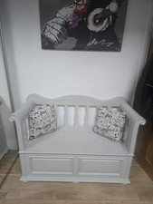 Solid Pine Monks Bench/Ottoman/Storage Bench 122cmx84x56