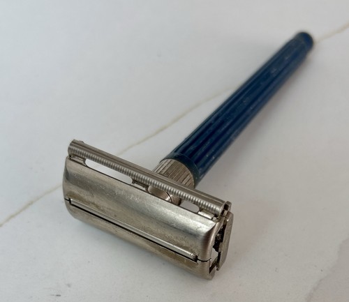 Vintage gillette blue - vintage,