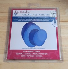 Spellbinders GRAND OVALS Grand Nestabilities #LF-110 Die Cuts
