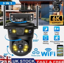 Triple Lens IP Camera CCTV