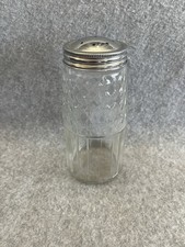 Vintage Pressed Glass Flour