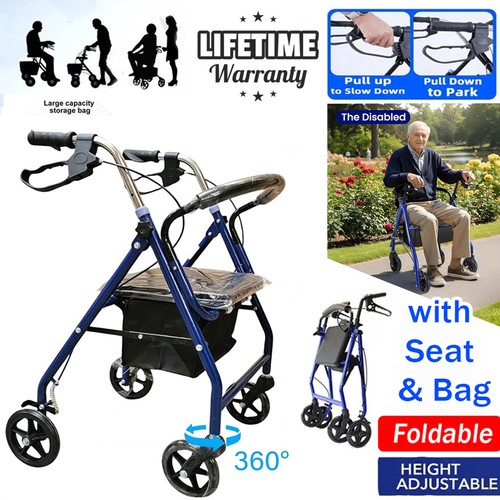 Foldable lightweight rollator - foldable,