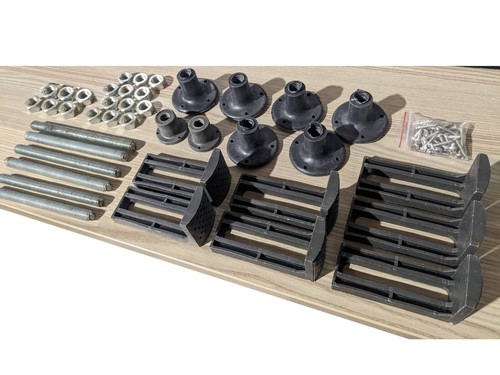 Bath leg kit grey l - p,