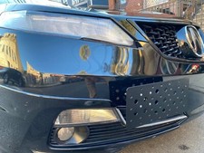 Front Bumper Tow Hook License Plate Tag Mount Bracket For Acura TL 2009 - 2014