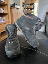 Brasher Men’s Hiking Walking Boots Hekla GTX Suede GoreTex Size 9 Grey Workboots