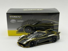1/64 NEW Tarmac Works Pagani Huayra R Matt Black / Silver T64G-TL035-MBS