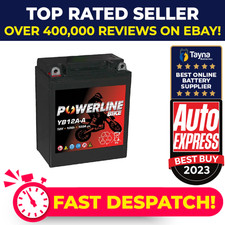 YB12A-A AGM Powerline Motorcycle Battery 12V 12Ah YB12AA GEL