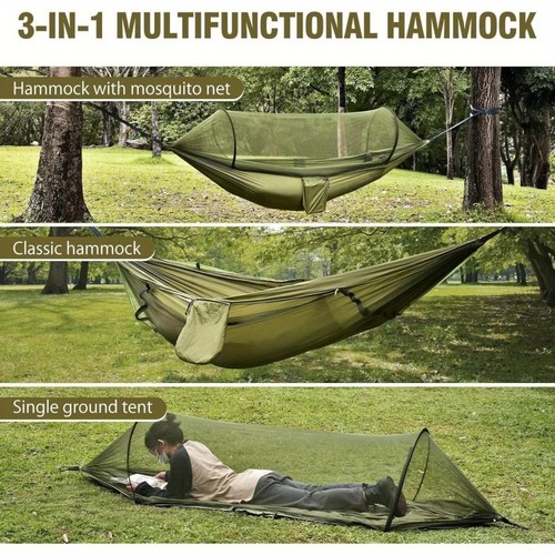 Camping hammock with - in,