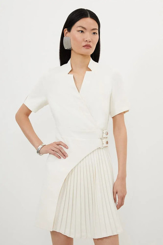 Elegant new ivory crepe - , karen