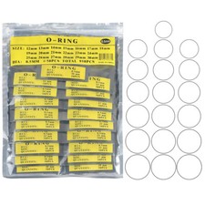 950x Rubber O-Ring 0.5mm Watch Back Cover Gasket Case Seal Washer Replacement