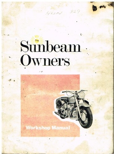 Sunbeam s8 motorcycle - s7,